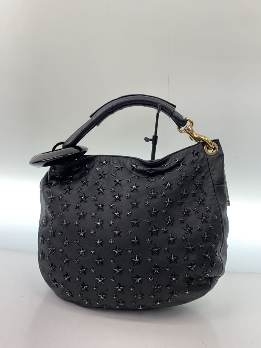 JIMMY CHOO Boston Bag Leather Black 3