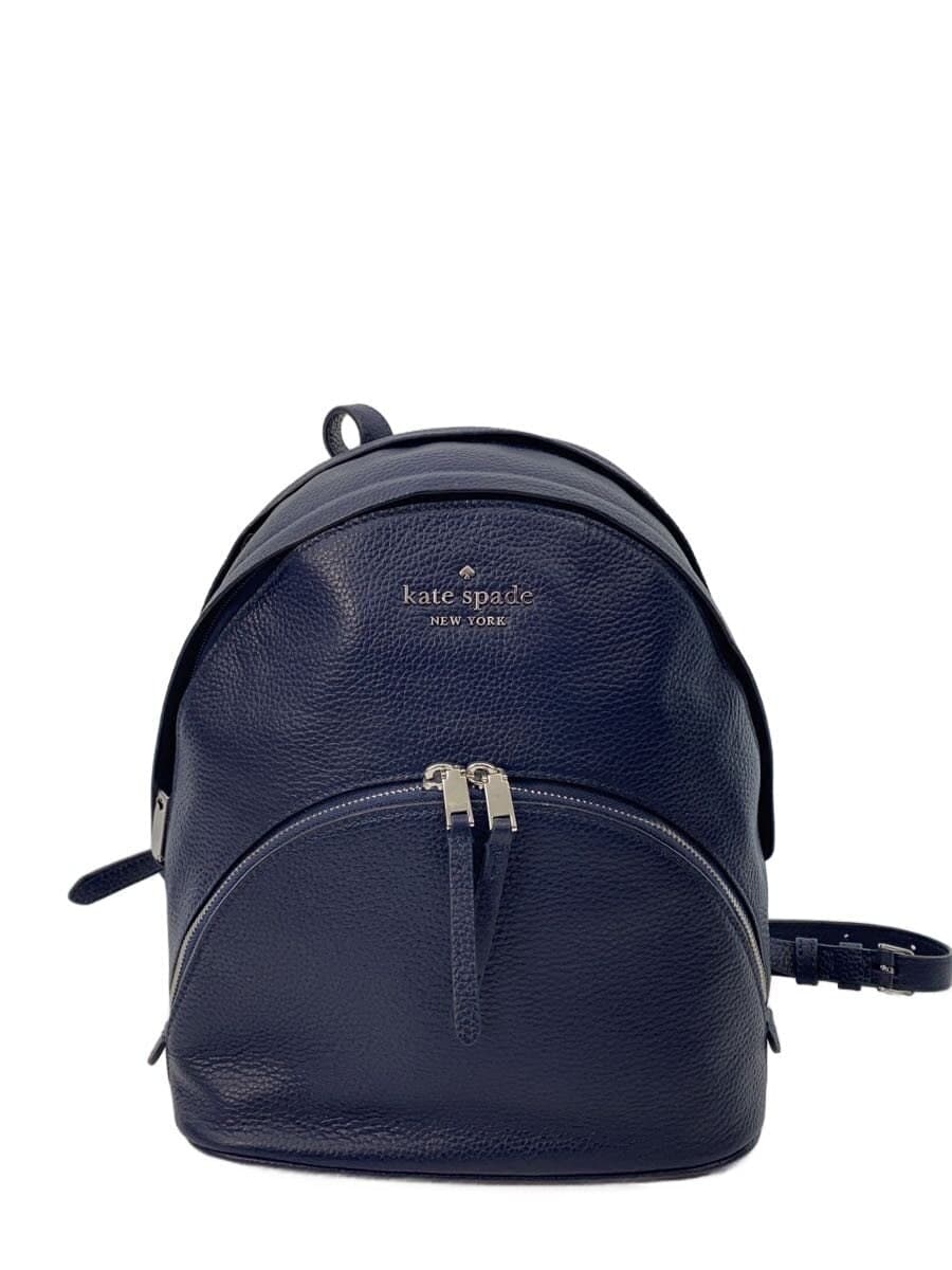 Kate Spade New York backpack leather NVY solid WKRU5946 Jackson Medium Backpack