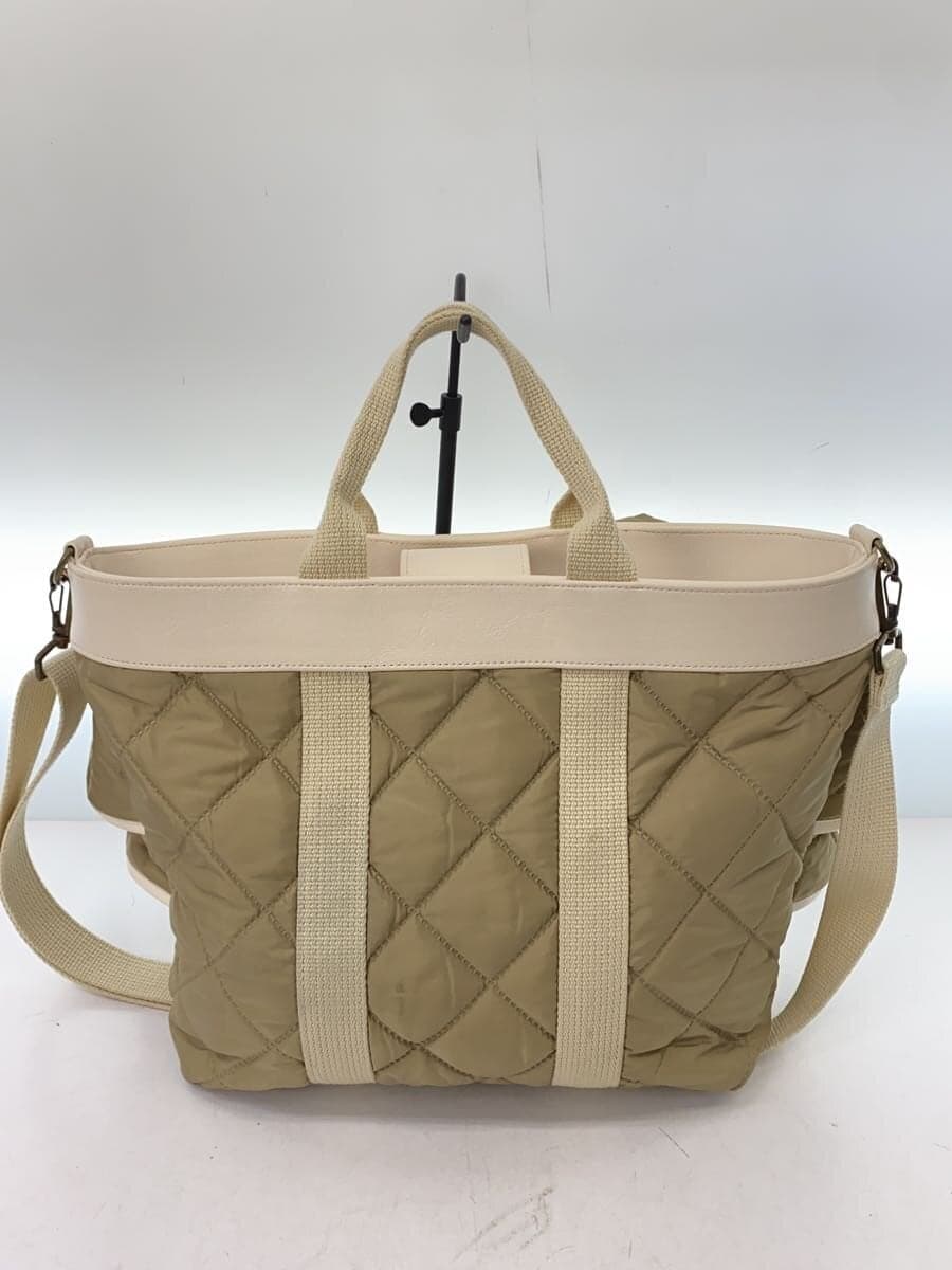 Rapture handbag -- BEG quilted bag 2way 3
