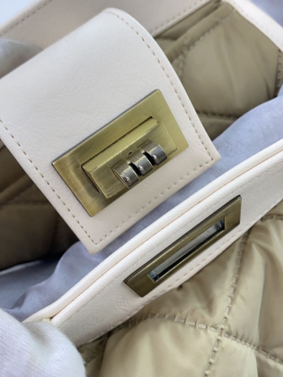 Rapture handbag -- BEG quilted bag 2way 7