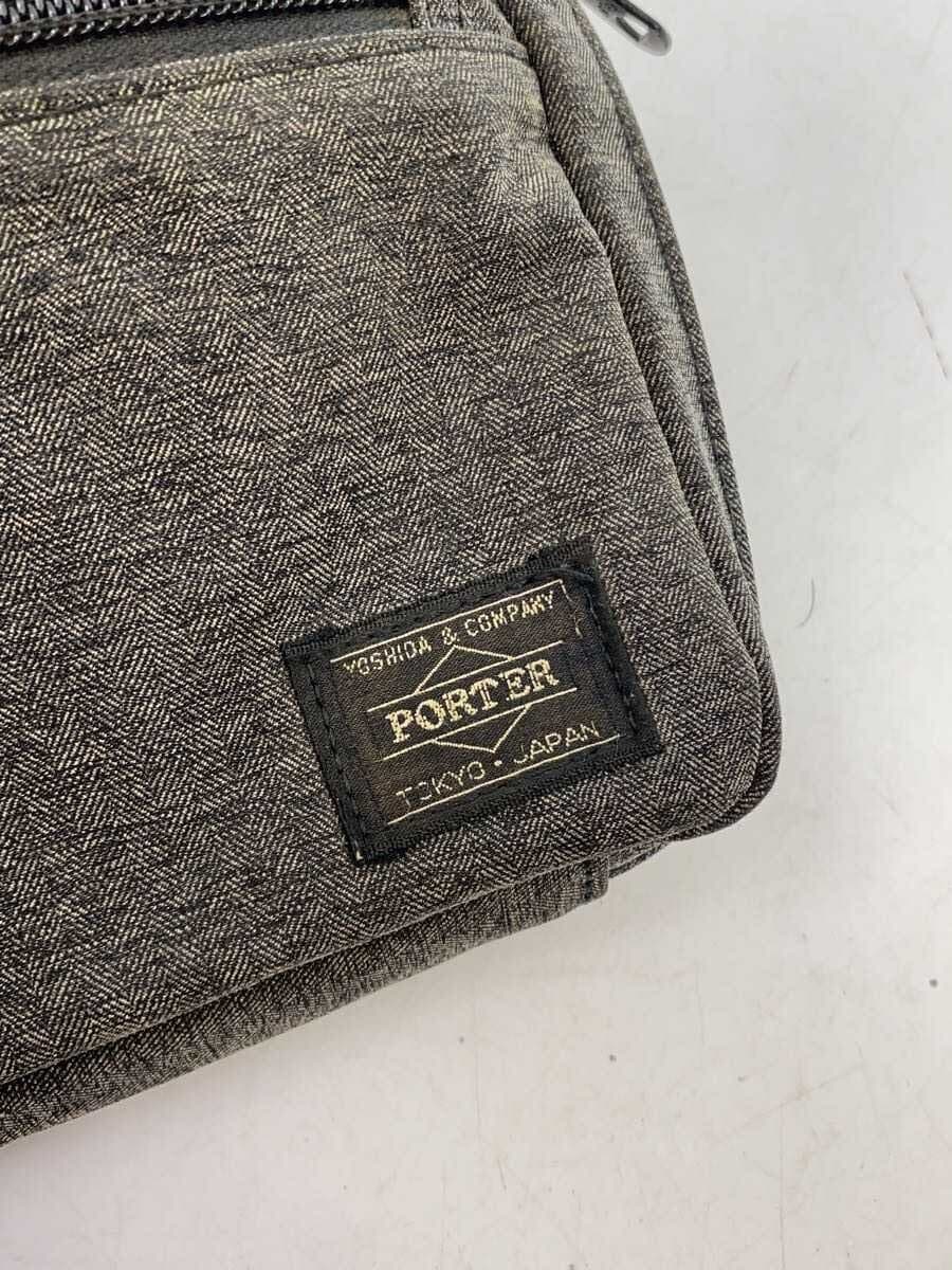 PORTER shoulder bag -- GRY Has discoloration 5