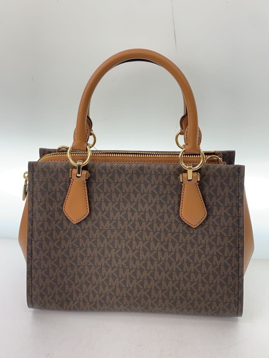 MICHAEL KORS Shoulder Bag Leather BRW All-over Print 30S2G6AS2B 3