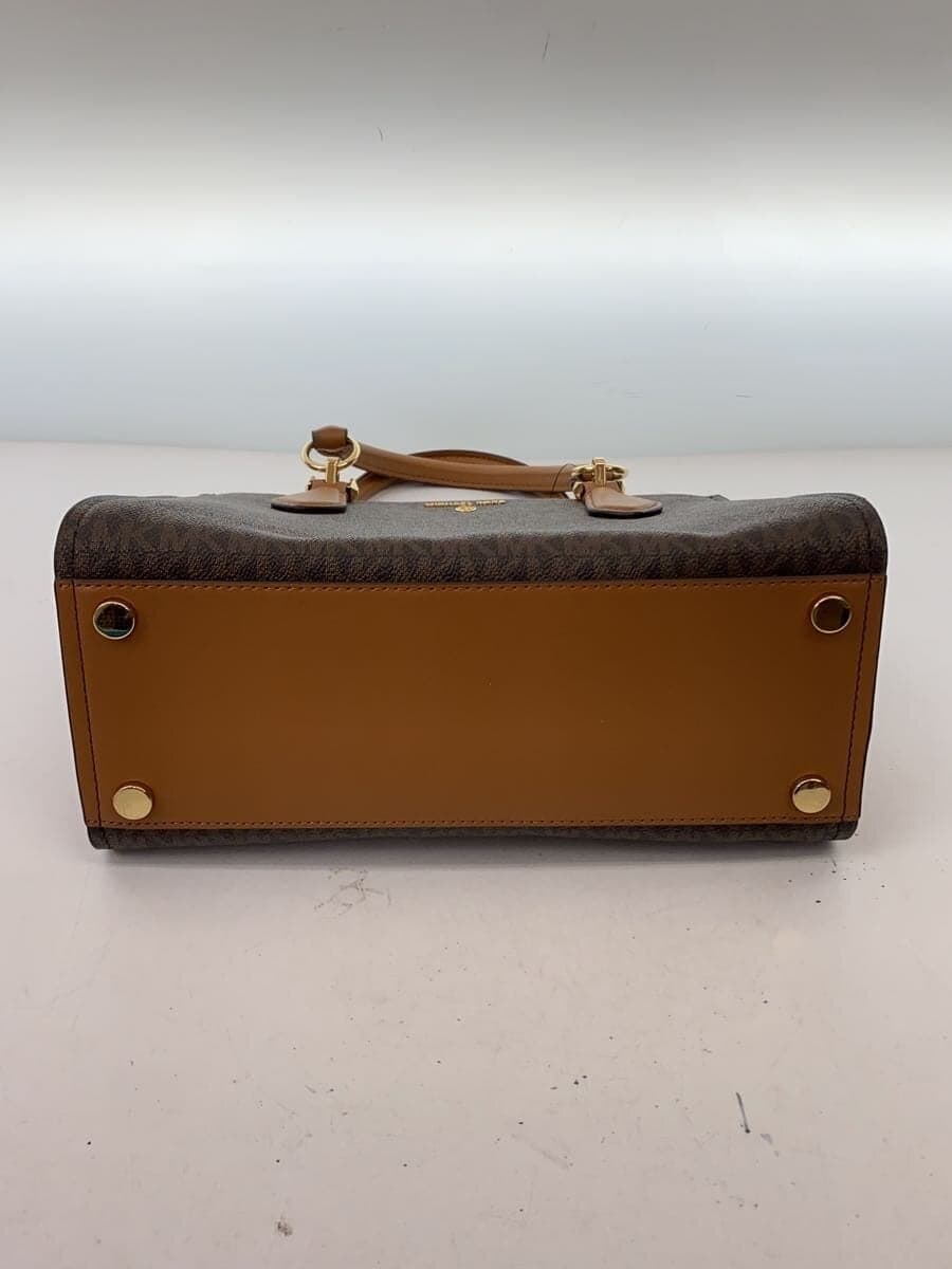 MICHAEL KORS Shoulder Bag Leather BRW All-over Print 30S2G6AS2B 4