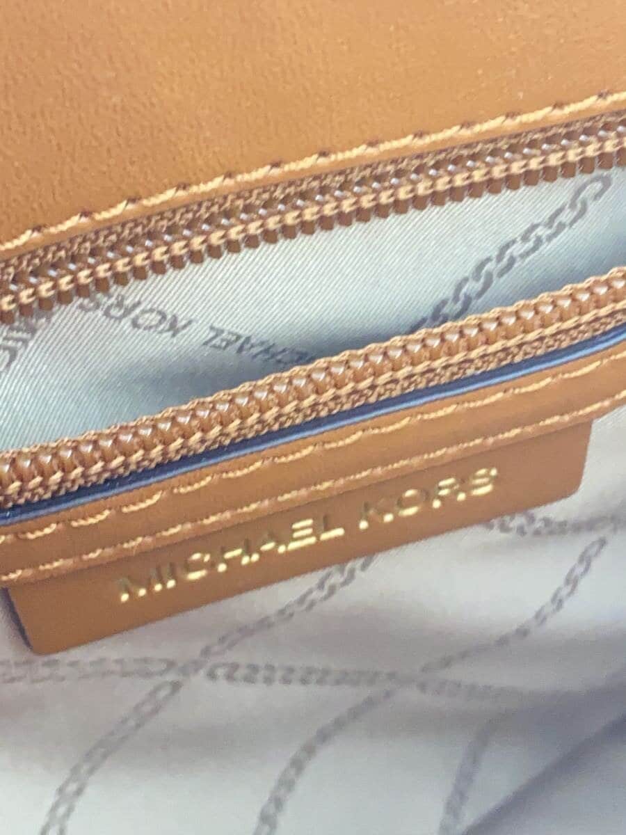 MICHAEL KORS Shoulder Bag Leather BRW All-over Print 30S2G6AS2B 5