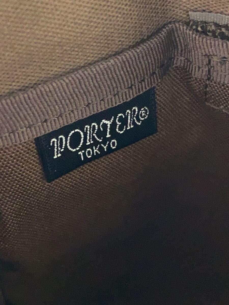 PORTER Shoulder Bag Leather BRW Solid 7