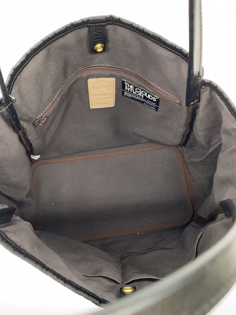Russet tote bag Nylon BLK Plain 6