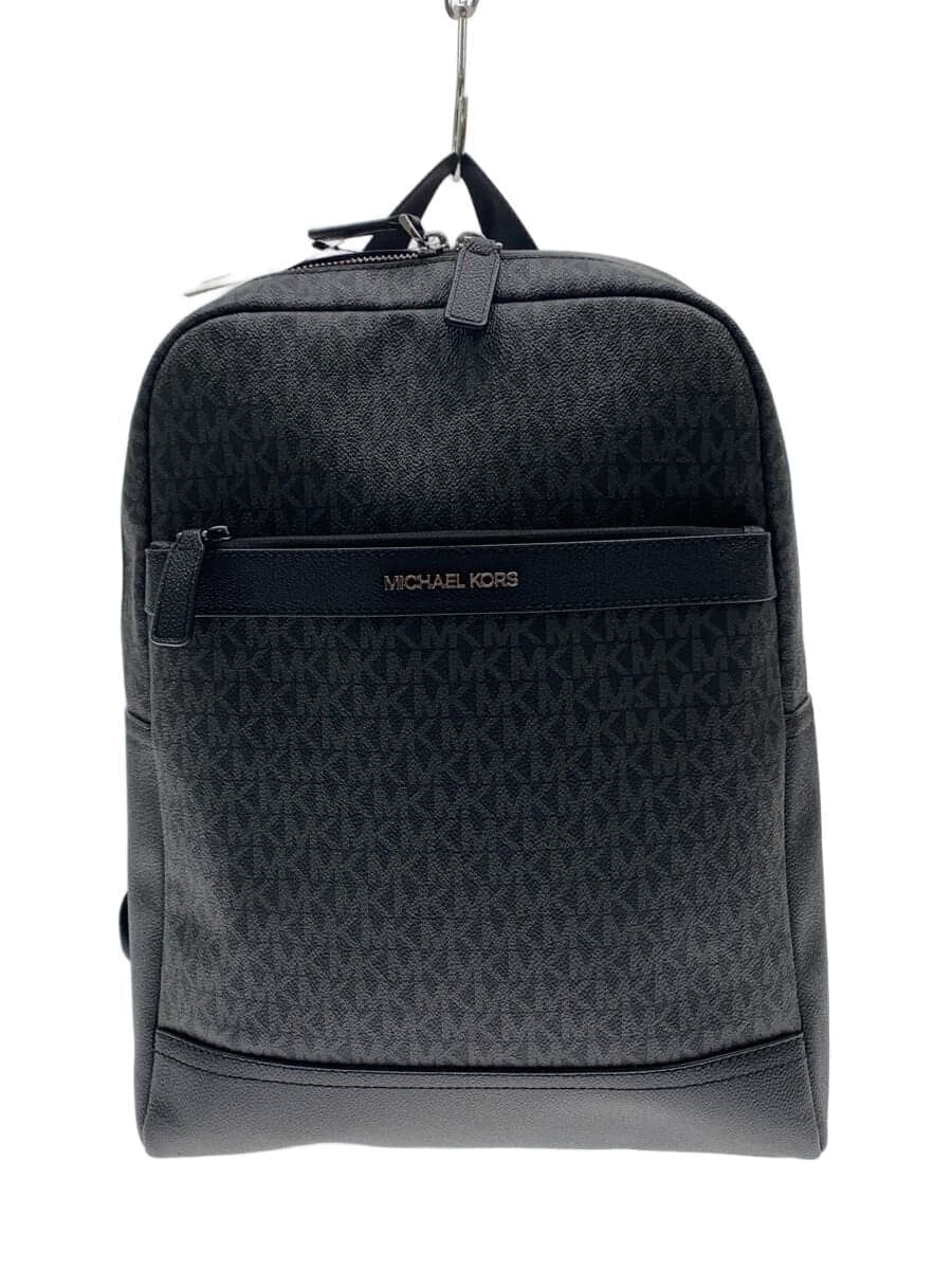 MICHAEL KORS Backpack PVC BLK All-over pattern 37T5LCOB7B COOPER Travel