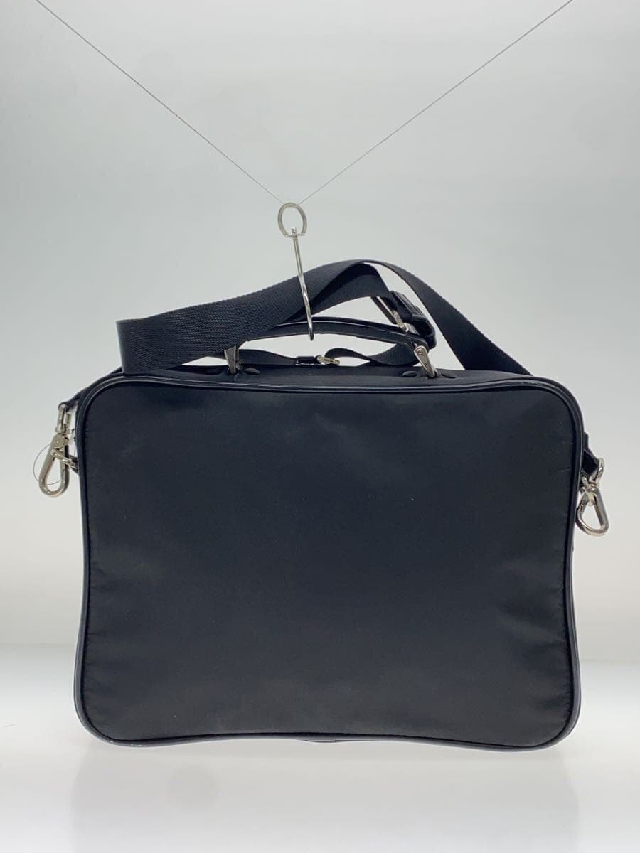 PRADA Briefcase Nylon BLK V147S 3