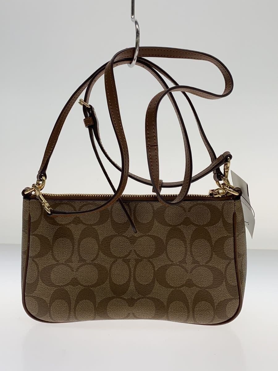 COACH Shoulder Bag PVC BRW Allover Pattern F58321 Signature 2WAY Shoulder Bag 3