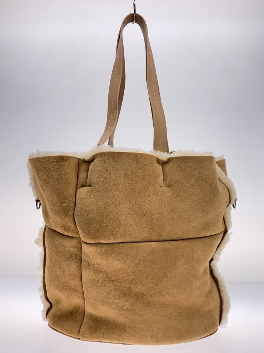 DIESEL Shoulder Bag Sheepskin BEG ODD SHOPPER M 3