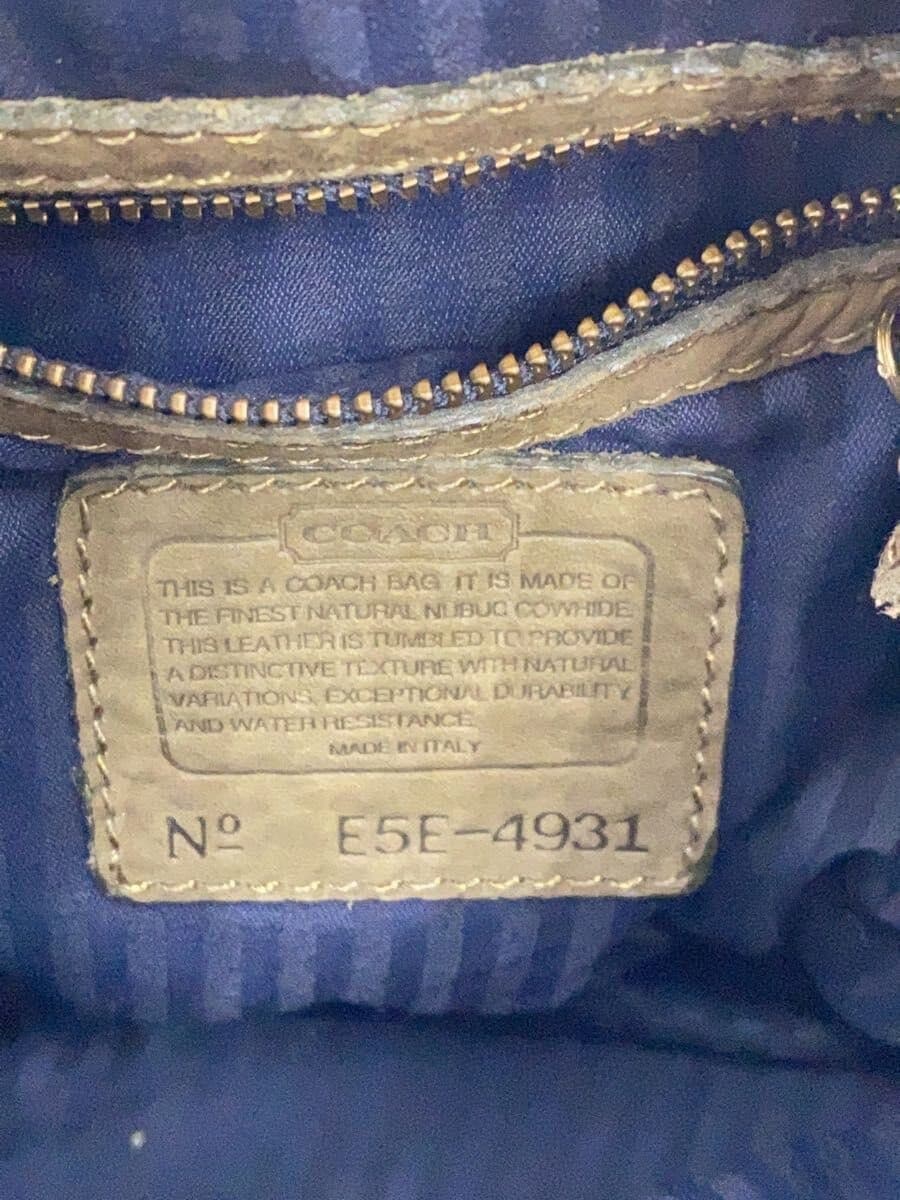 COACH Shoulder Bag_Beige Leather KHK 4931 4931 5