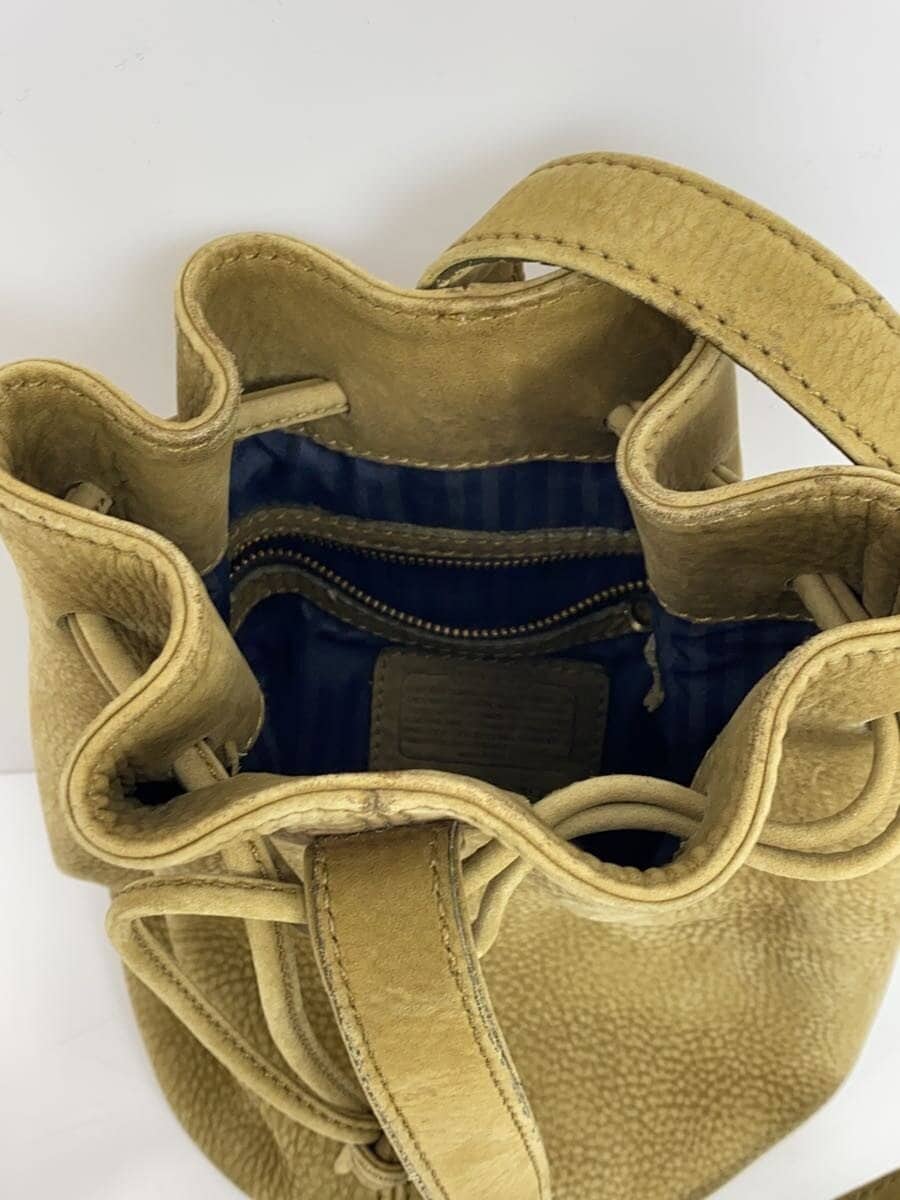 COACH Shoulder Bag_Beige Leather KHK 4931 4931 6