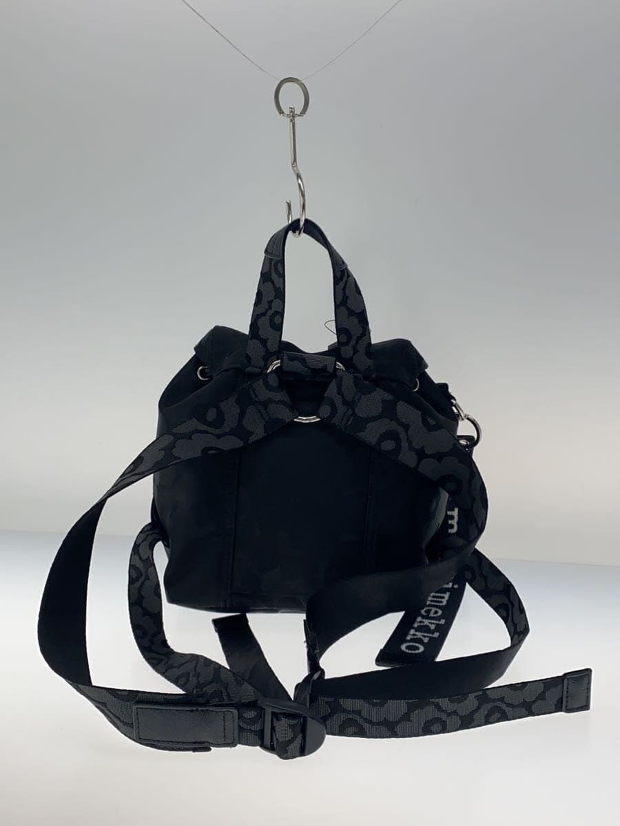 marimekko Backpack Nylon BLK All Over Pattern EVERYTHING BACKPACK S UNIKKO 3