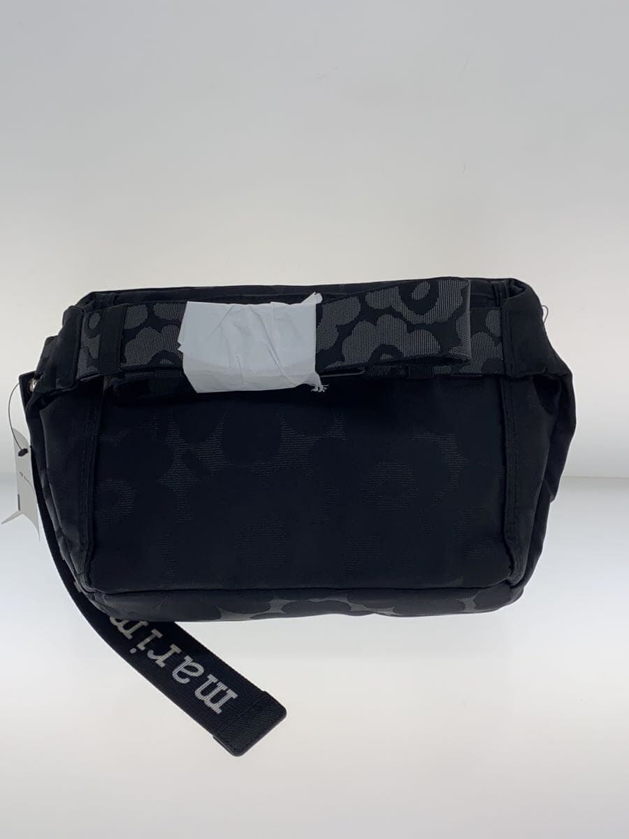 marimekko Shoulder Bag Nylon BLK All Over Pattern SLING BAG M UNIKKO 3