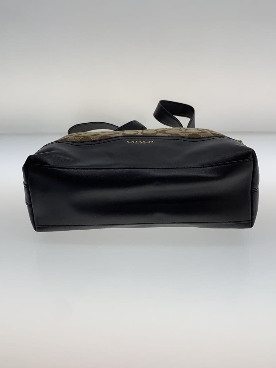 COACH East West Shoulder Bag_Legacy _Signature_Beige Canvas BEG All Over Pattern 4