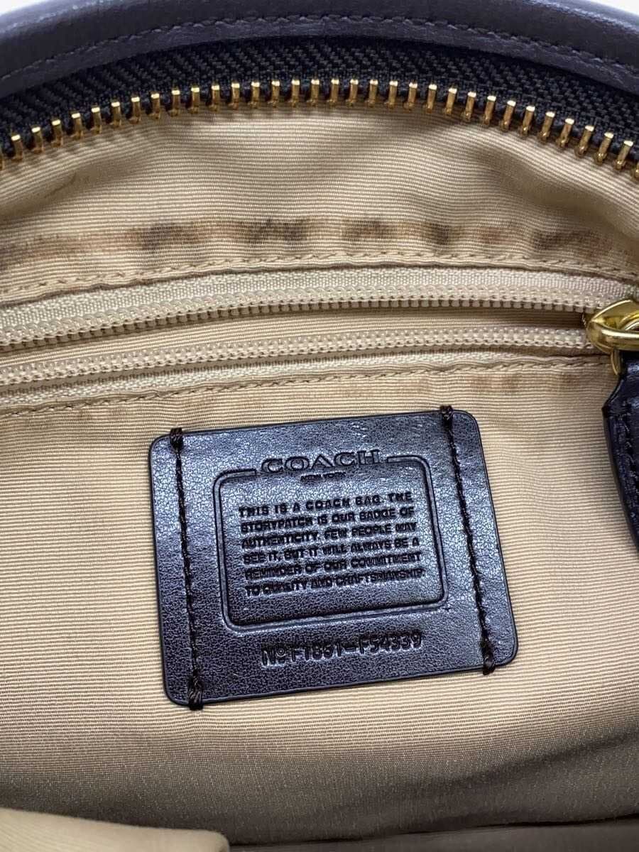 COACH East West Shoulder Bag_Legacy _Signature_Beige Canvas BEG All Over Pattern 5