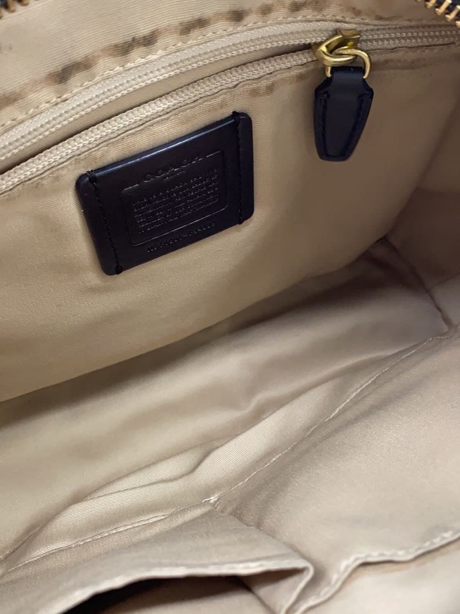 COACH East West Shoulder Bag_Legacy _Signature_Beige Canvas BEG All Over Pattern 6