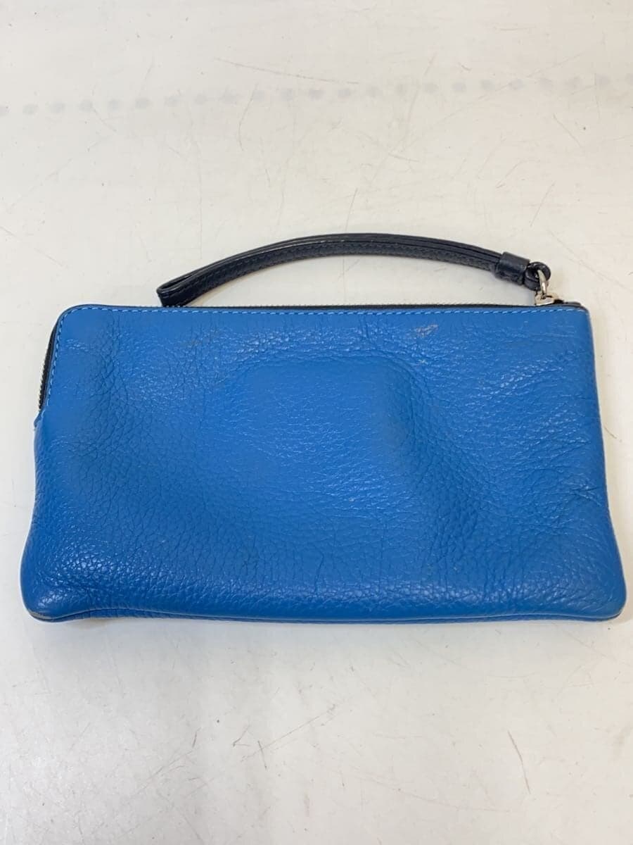 COACH x Snoopy Pouch Leather BLU 6481 With Stain 3