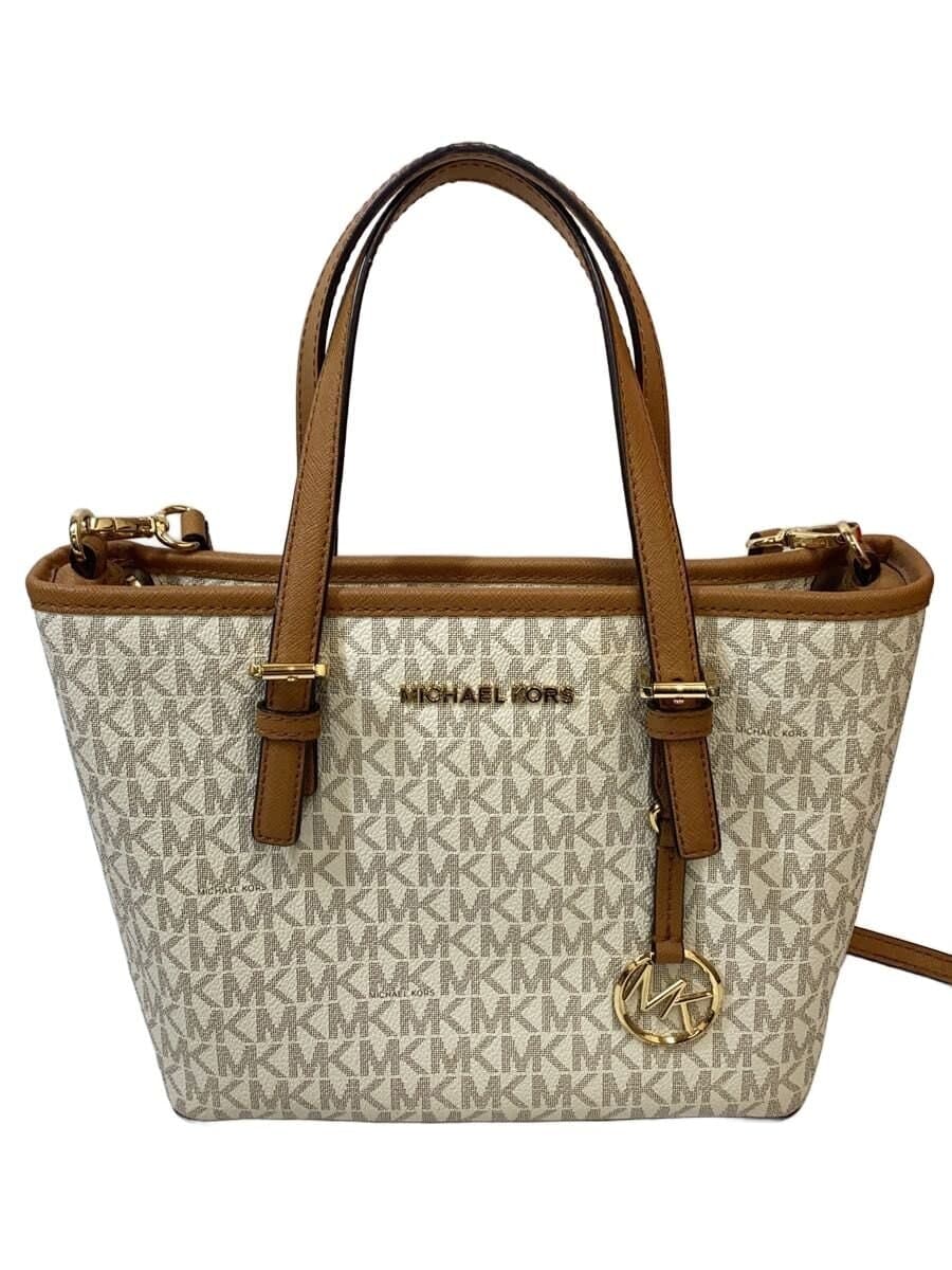 MICHAEL KORS Handbag Leather WHT 35S9GTVT0B Yellowing