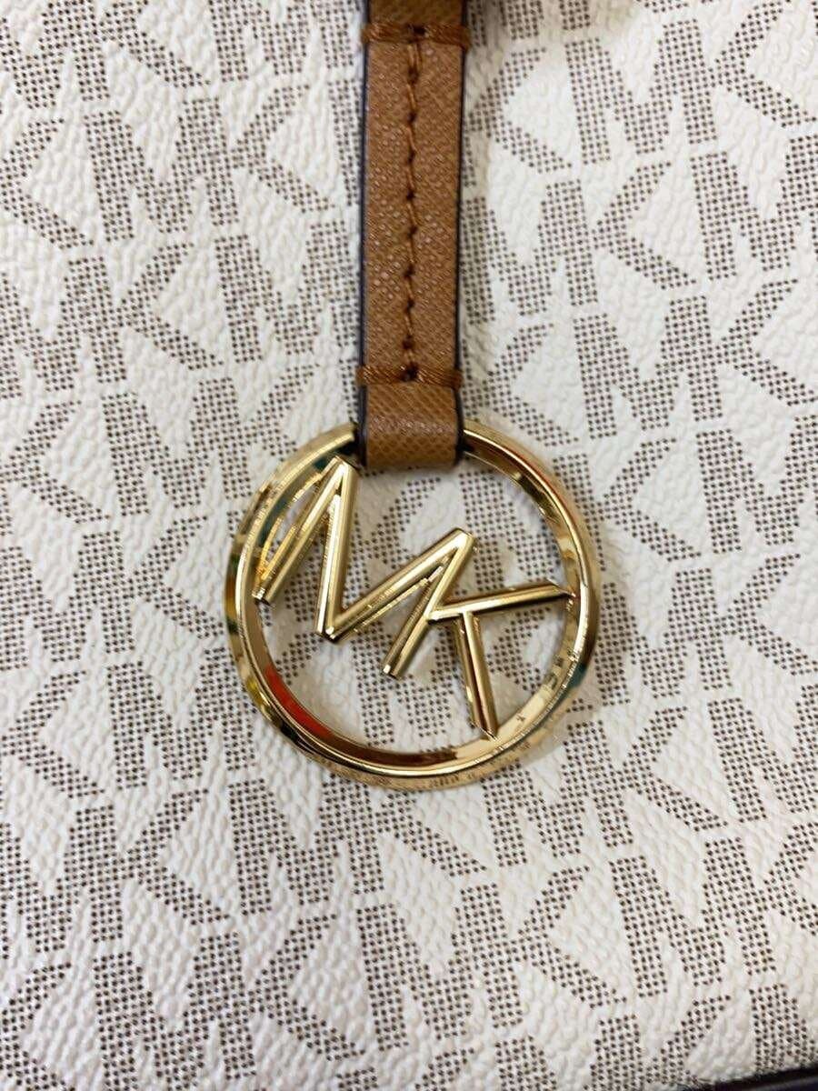 MICHAEL KORS Handbag Leather WHT 35S9GTVT0B Yellowing 5