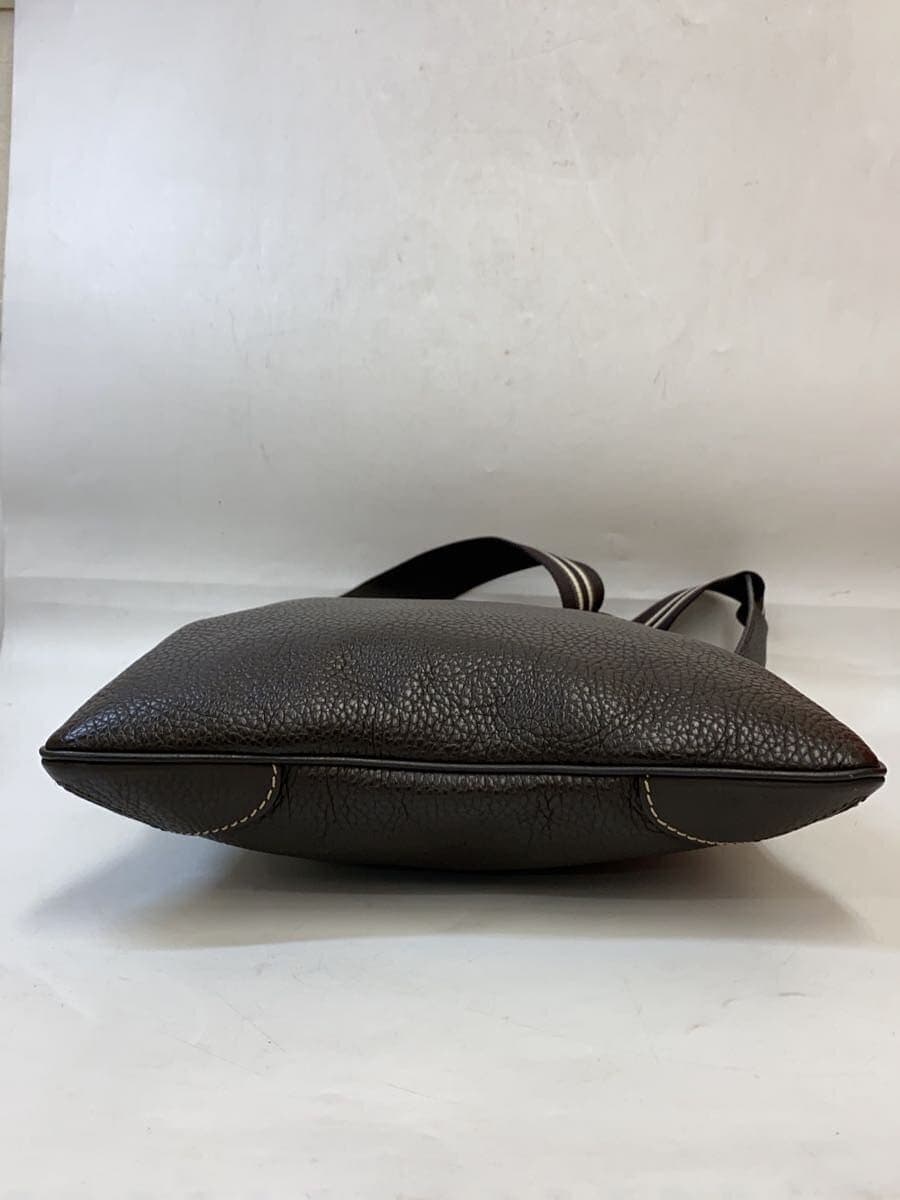 dunhill Shoulder Bag Leather BRW Solid 4