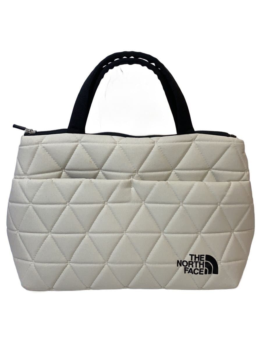 THE NORTH FACE Tote Bag Polyester WHT NM32355 Bottom Stain