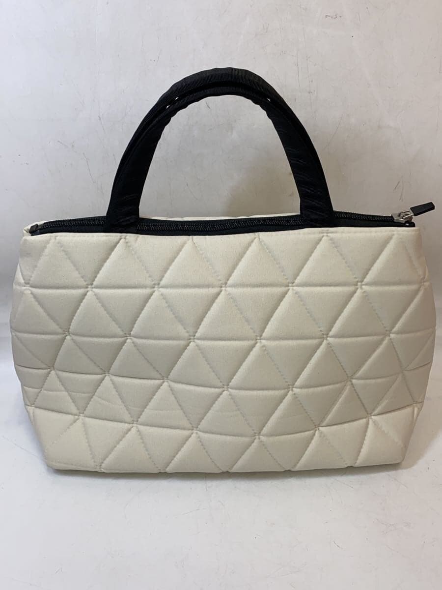 THE NORTH FACE Tote Bag Polyester WHT NM32355 Bottom Stain 3