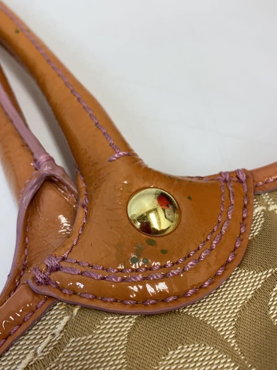 COACH Tote Bag_Signature Canvas BEG 8