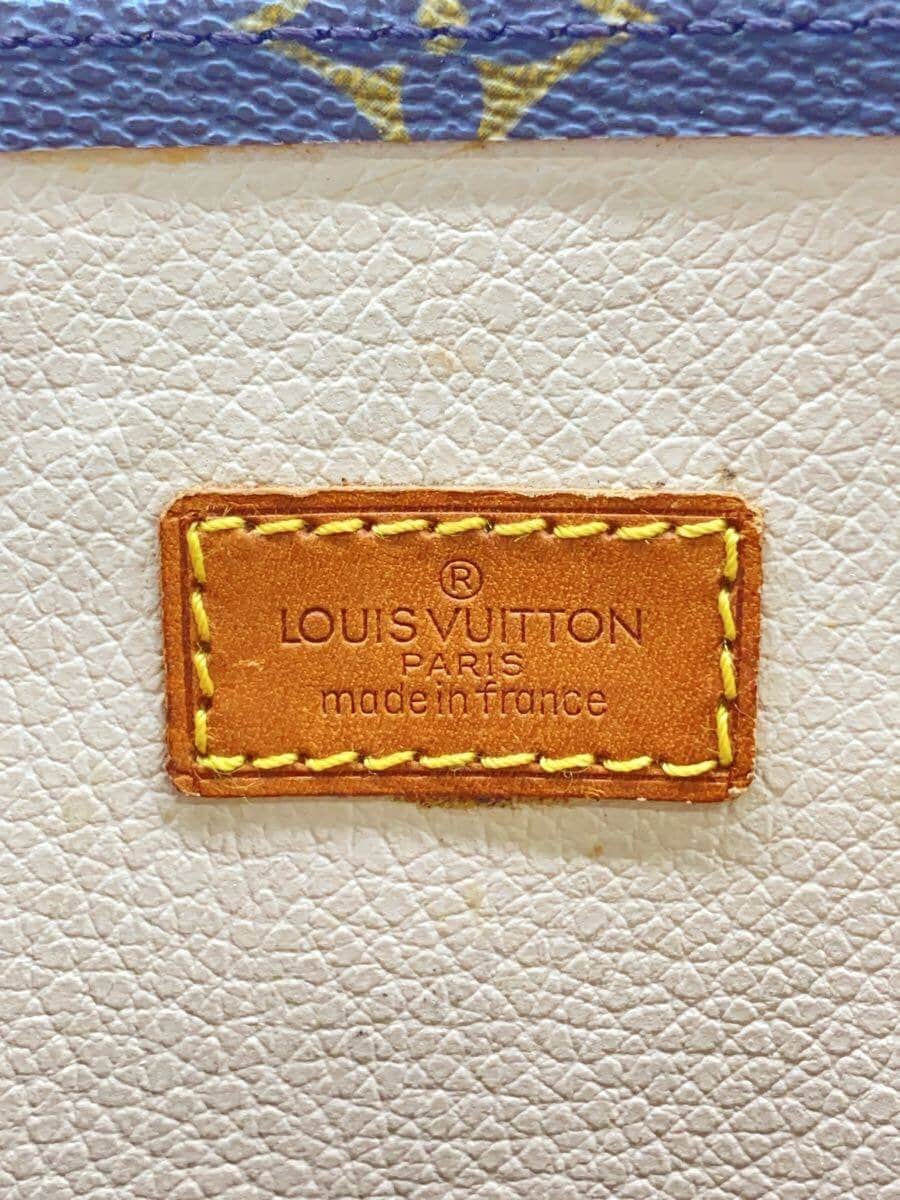 LOUIS VUITTON 1) Sac Plat Monogram Canvas PVC BRW M51140 5