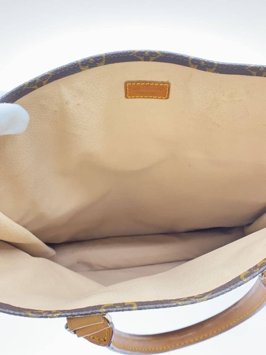 LOUIS VUITTON 1) Sac Plat Monogram Canvas PVC BRW M51140 6