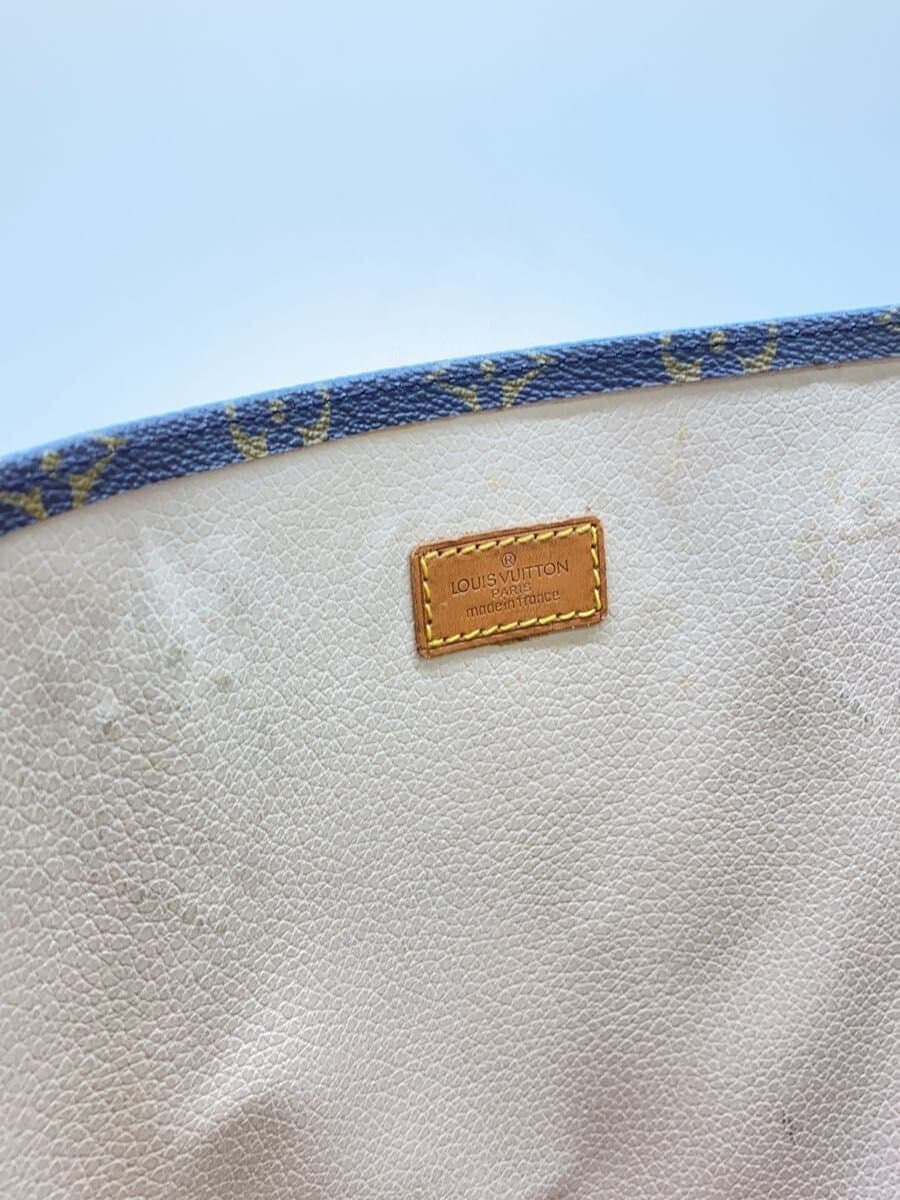 LOUIS VUITTON 1) Sac Plat Monogram Canvas PVC BRW M51140 9