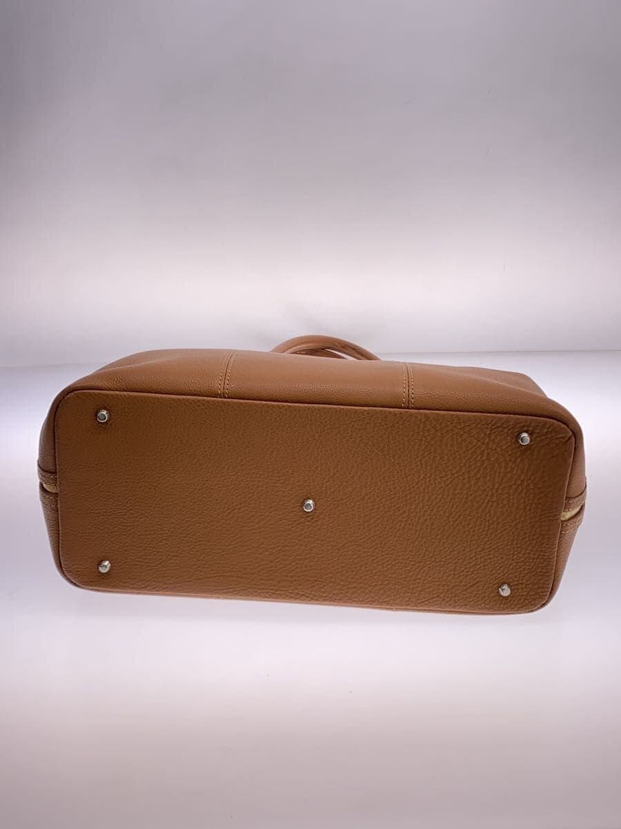 WILD SWANS Tote Bag Leather BRW 4