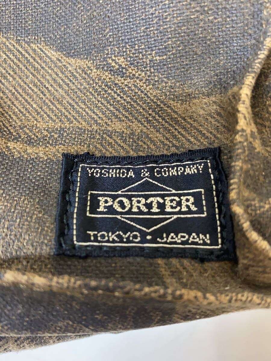 PORTER Shoulder Bag Cotton BRW Camouflage 5