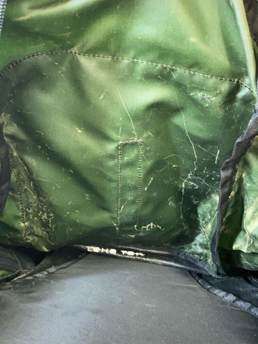 THE NORTH FACE backpack Polyester GRN Inner deterioration present 7