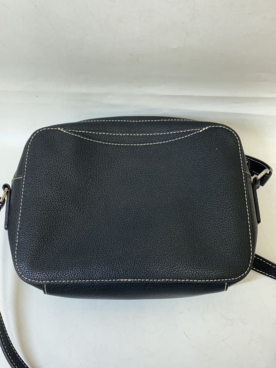 agnes b. shoulder bag leather BLK 3