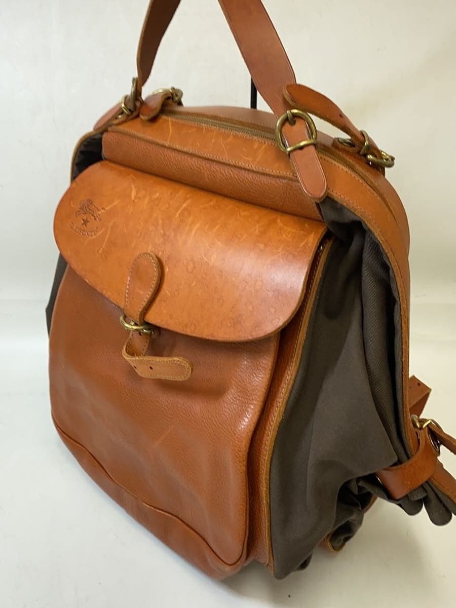 IL BISONTE Backpack Leather BRW 2