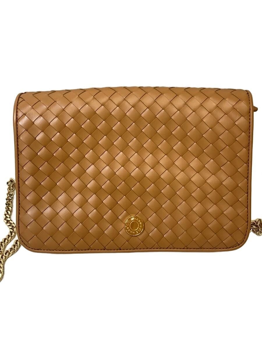 COLE HAAN shoulder bag leather BEG