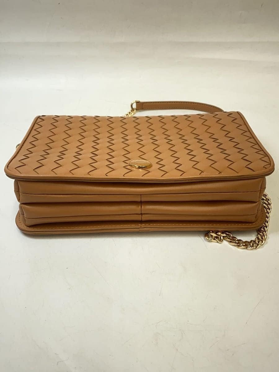 COLE HAAN shoulder bag leather BEG 4