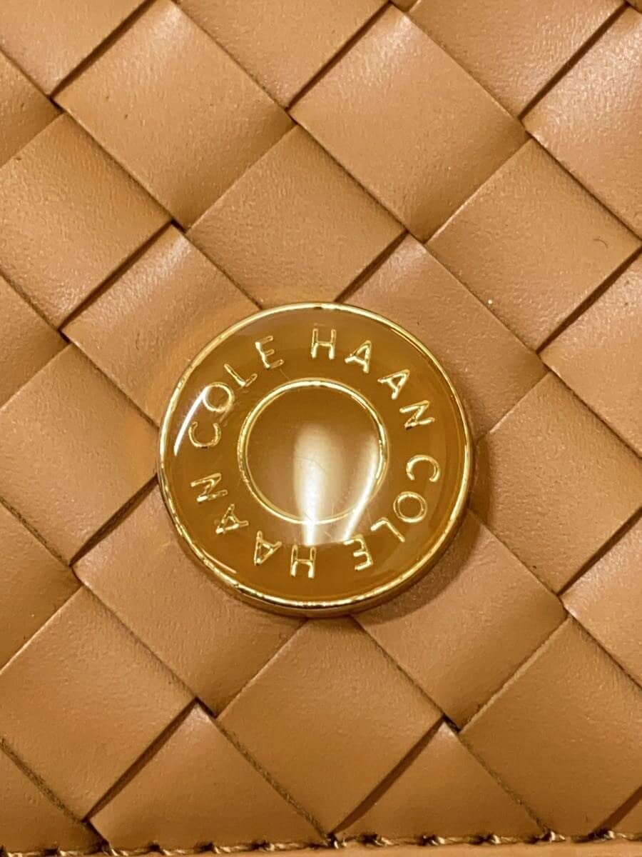 COLE HAAN shoulder bag leather BEG 5