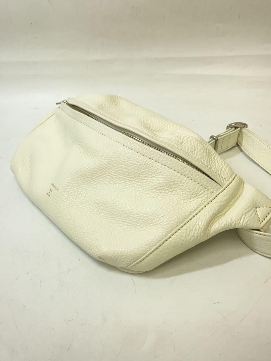 HERGOPOCH Shoulder Bag Leather WHT 2