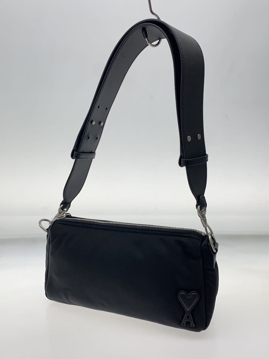 ami alexandre mattiussi Marcel Bag Nylon Black ULL707.AW0001 2