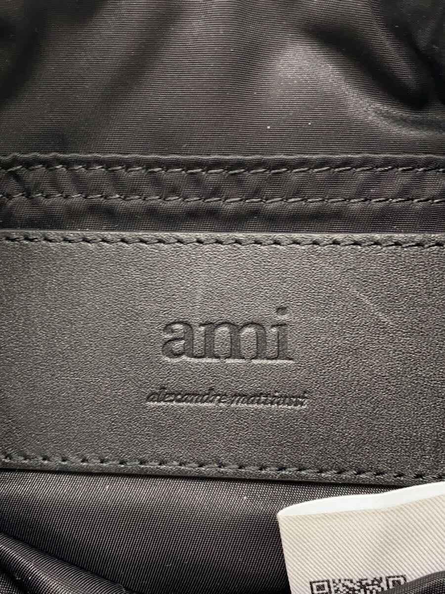 ami alexandre mattiussi Marcel Bag Nylon Black ULL707.AW0001 5