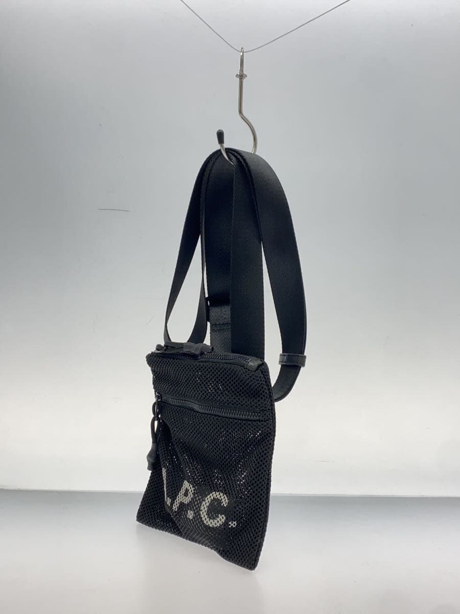 A.P.C.NECKPOUCH REBOUND Polyester BLK 2