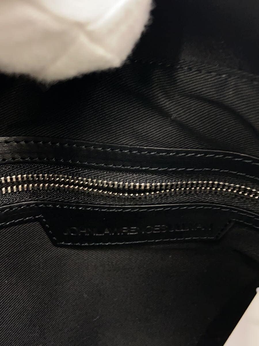 JOHN LAWRENCE SULLIVAN LEATHER TRAVELING BAG Tote Bag Leather Black Plain 5