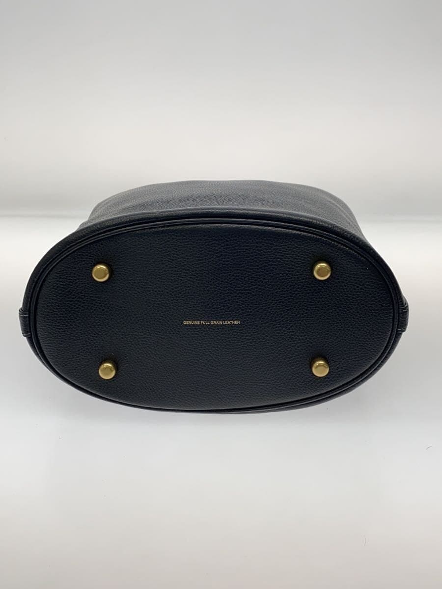 COACH Shoulder Bag Leather Black CW624 4