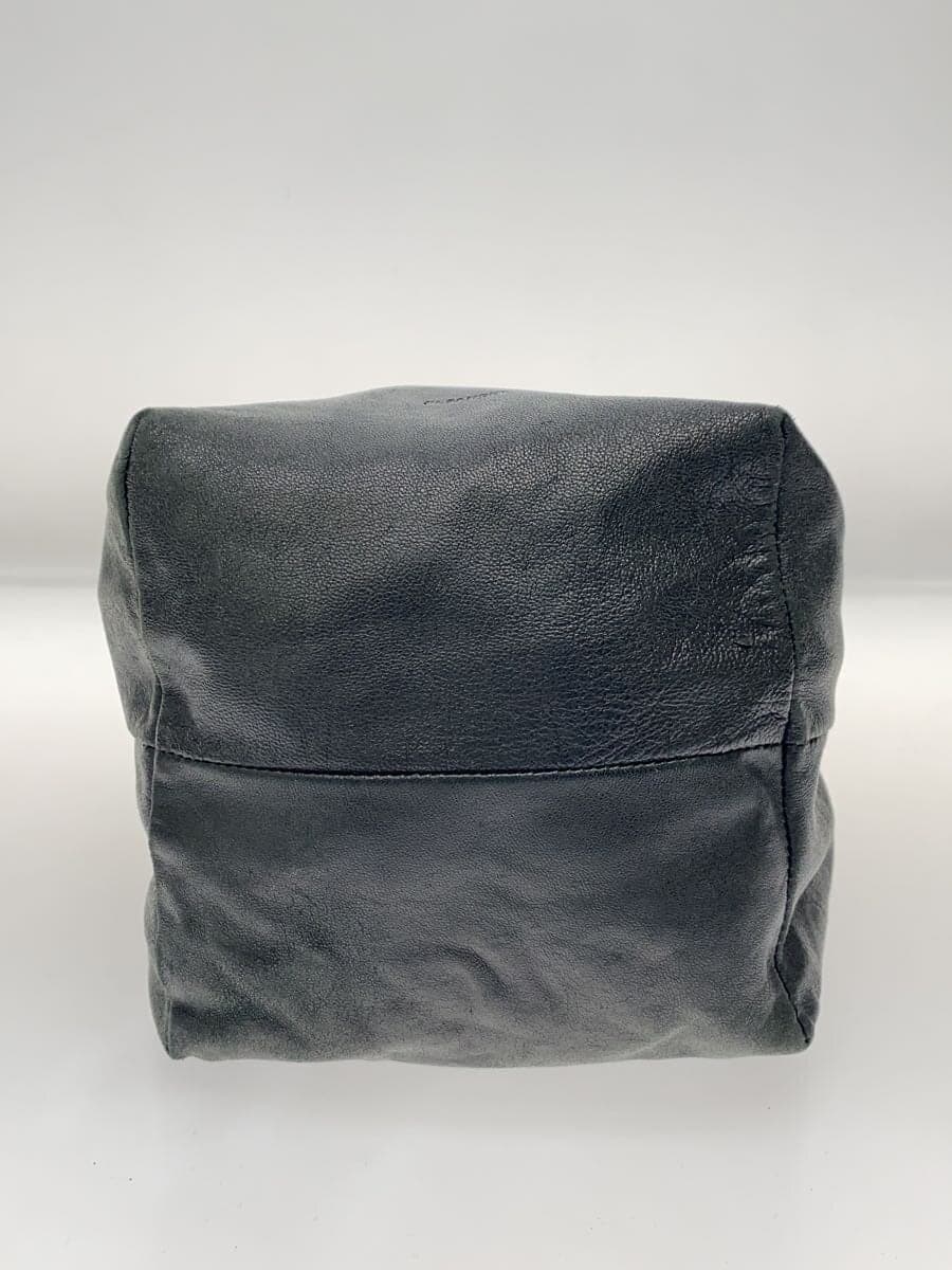 JIL SANDER shoulder bag leather black plain 4