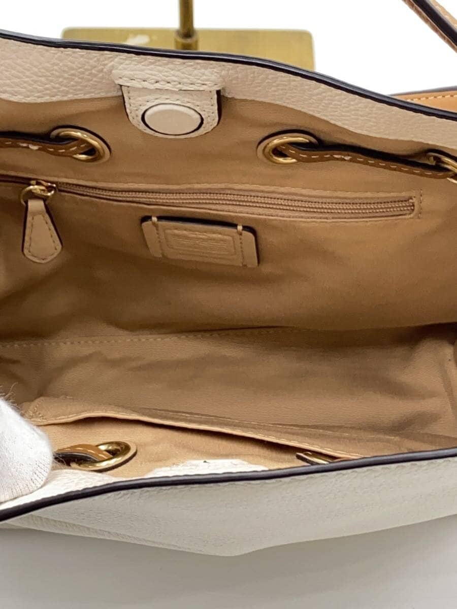 COACH Shoulder Bag Leather CRM K2379-CA164 6