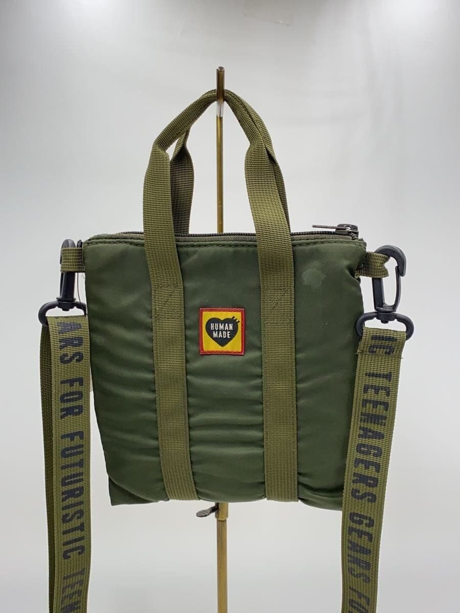 HUMAN MADE shoulder bag nylon KHK 3