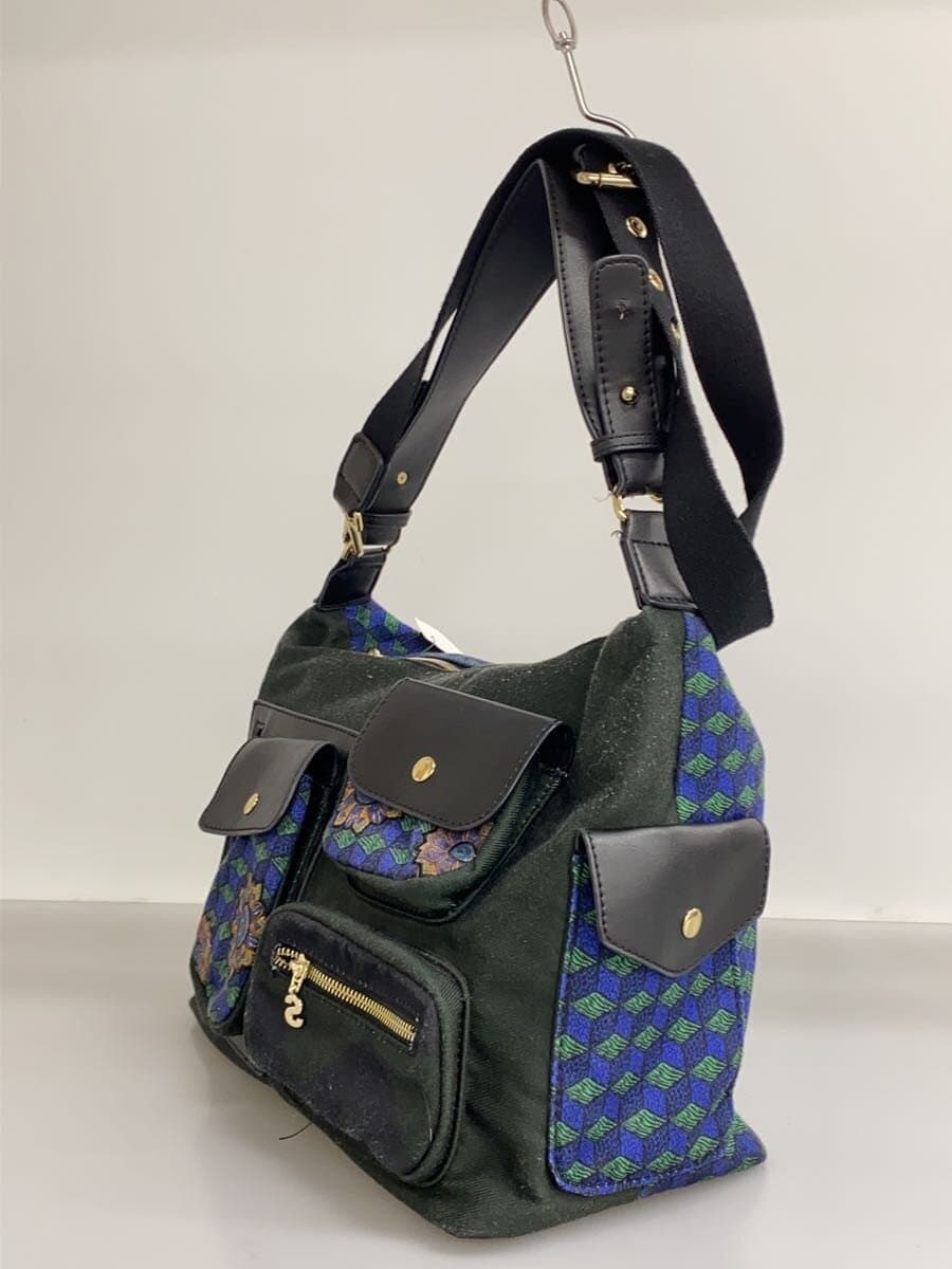 Desigual Shoulder Bag Polyester NVY All Over Pattern 2