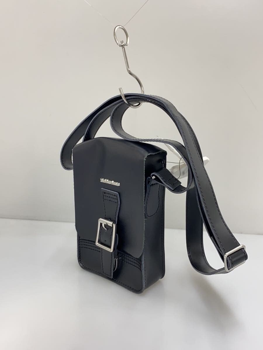 Dr. Martens Reporter Bag Shoulder Bag Leather Black Plain 2